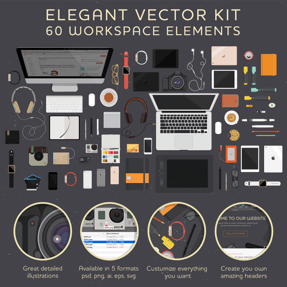 Main-Workspace-Elements-Vector-Kit-1000px