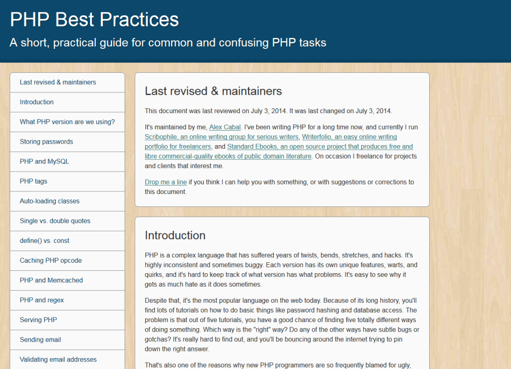 phpbestpractices org